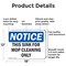 Signmission This Sink For Mop Cleaning Only, 18 in W x Rectangle, Aluminum OS-2PACK-NS-A-1218-L-18661 - alternate 7
